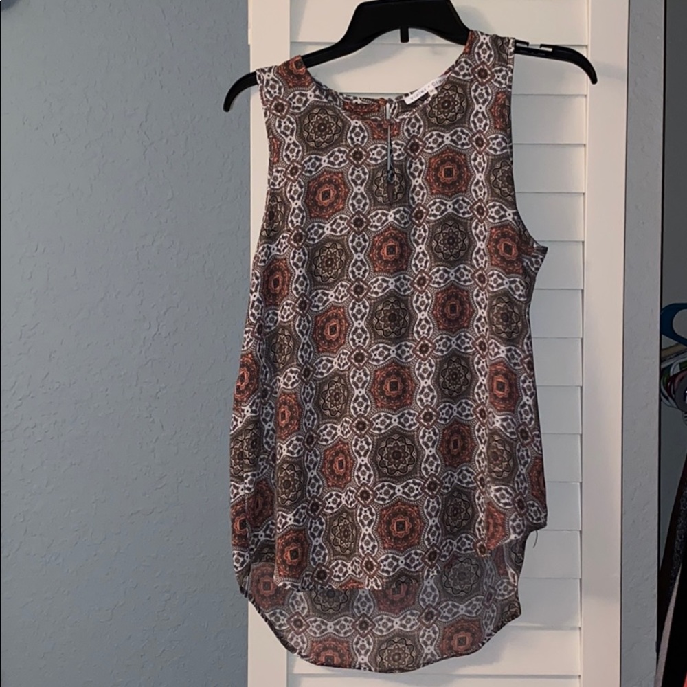 Patterned tank top